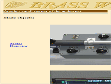 Tablet Screenshot of brasswings.com